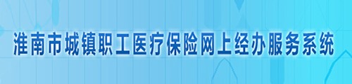 淮南市职工医疗保险网上经办系统